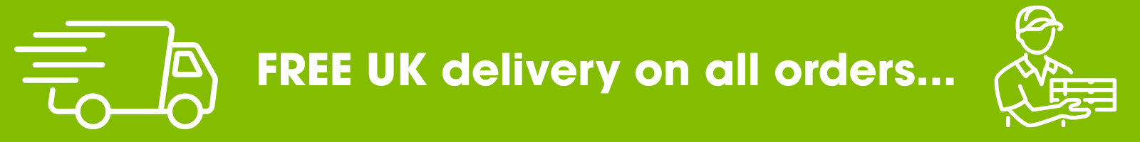 Free UK delivery on all orders