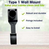 Type 1 EV Charging Cable Wall Mount - Third Rock Energy
