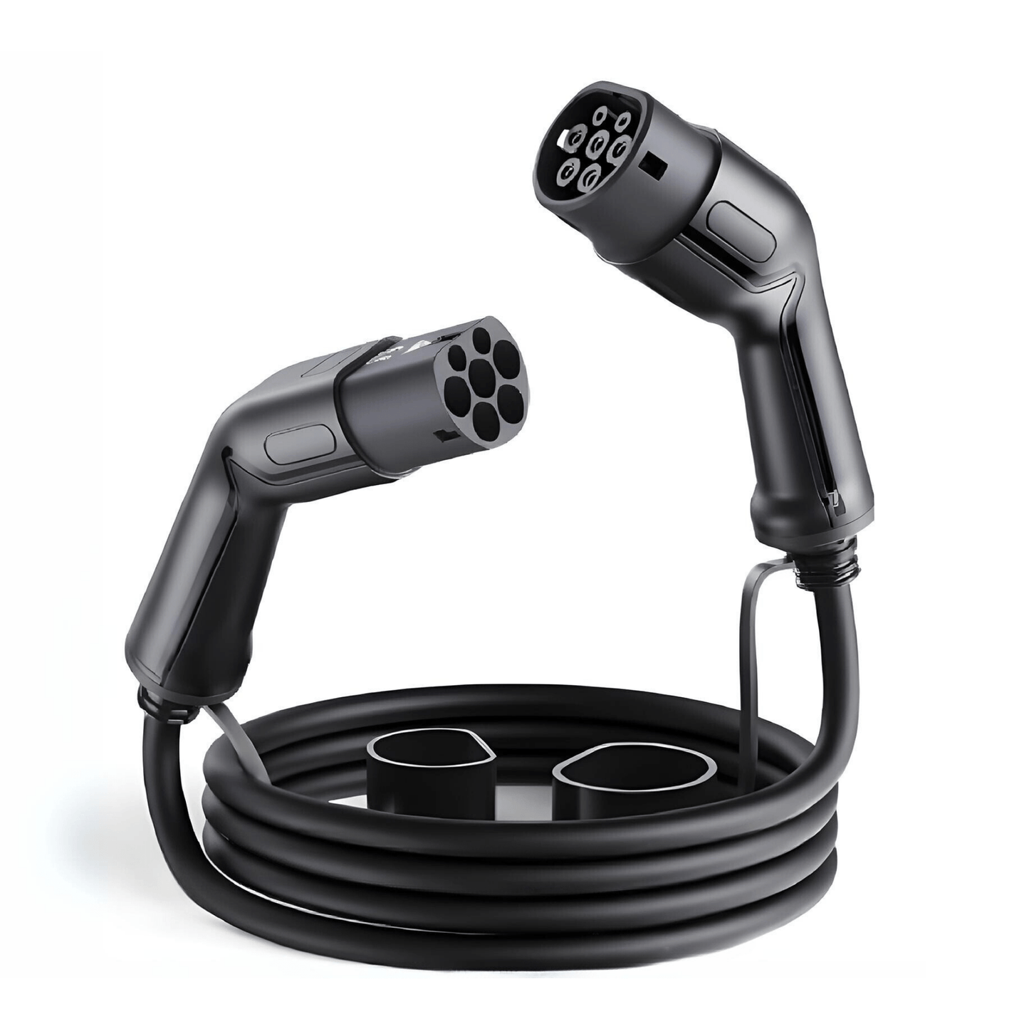 Type 2 to Type 2 EV Charging Cable | Single Phase | 32A | 7.4kW | 5 Metre | Black - Third Rock Energy