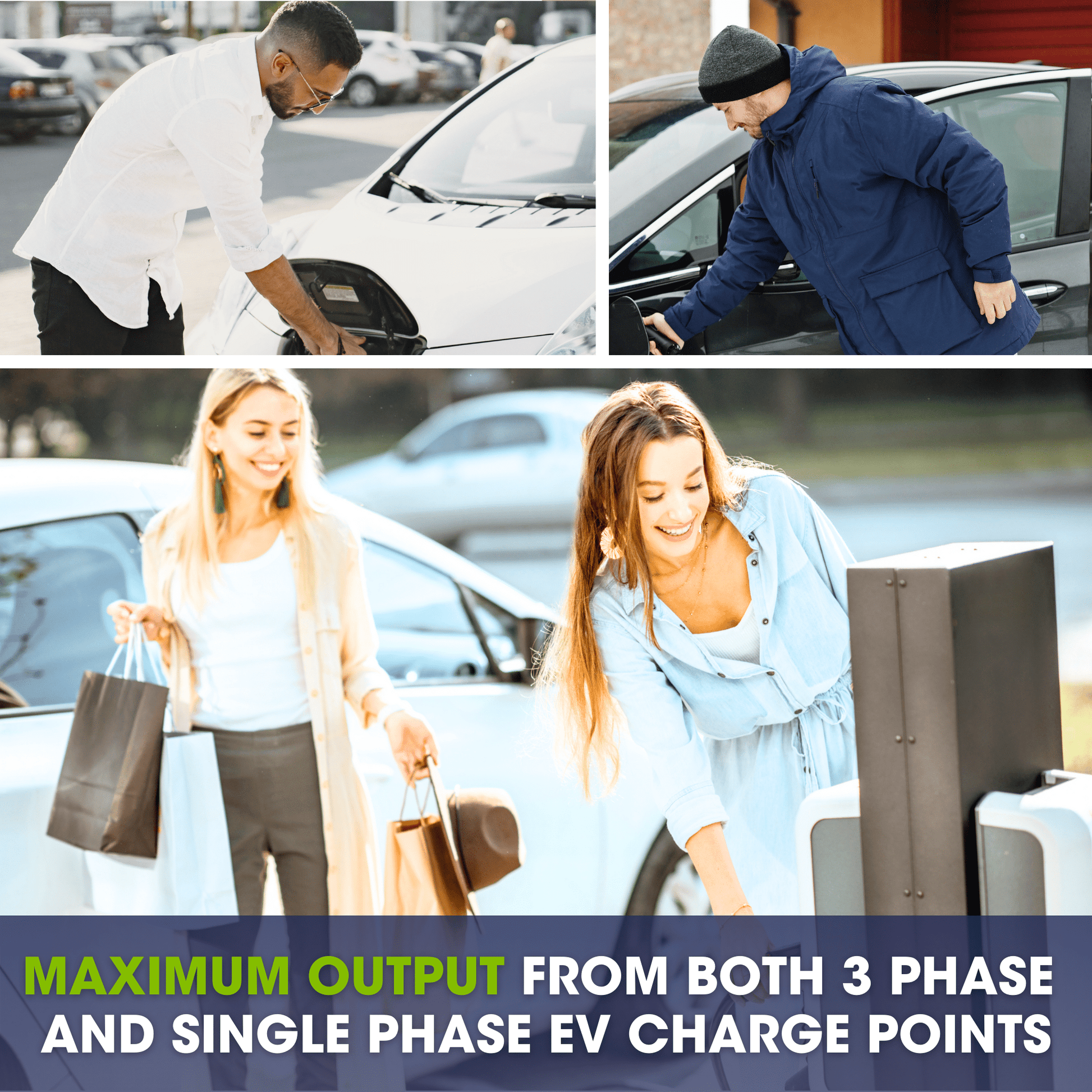 Type 2 to Type 2 EV Charging Cable | Three Phase | 32A | 22kW | 5 Metre | Black - Third Rock Energy