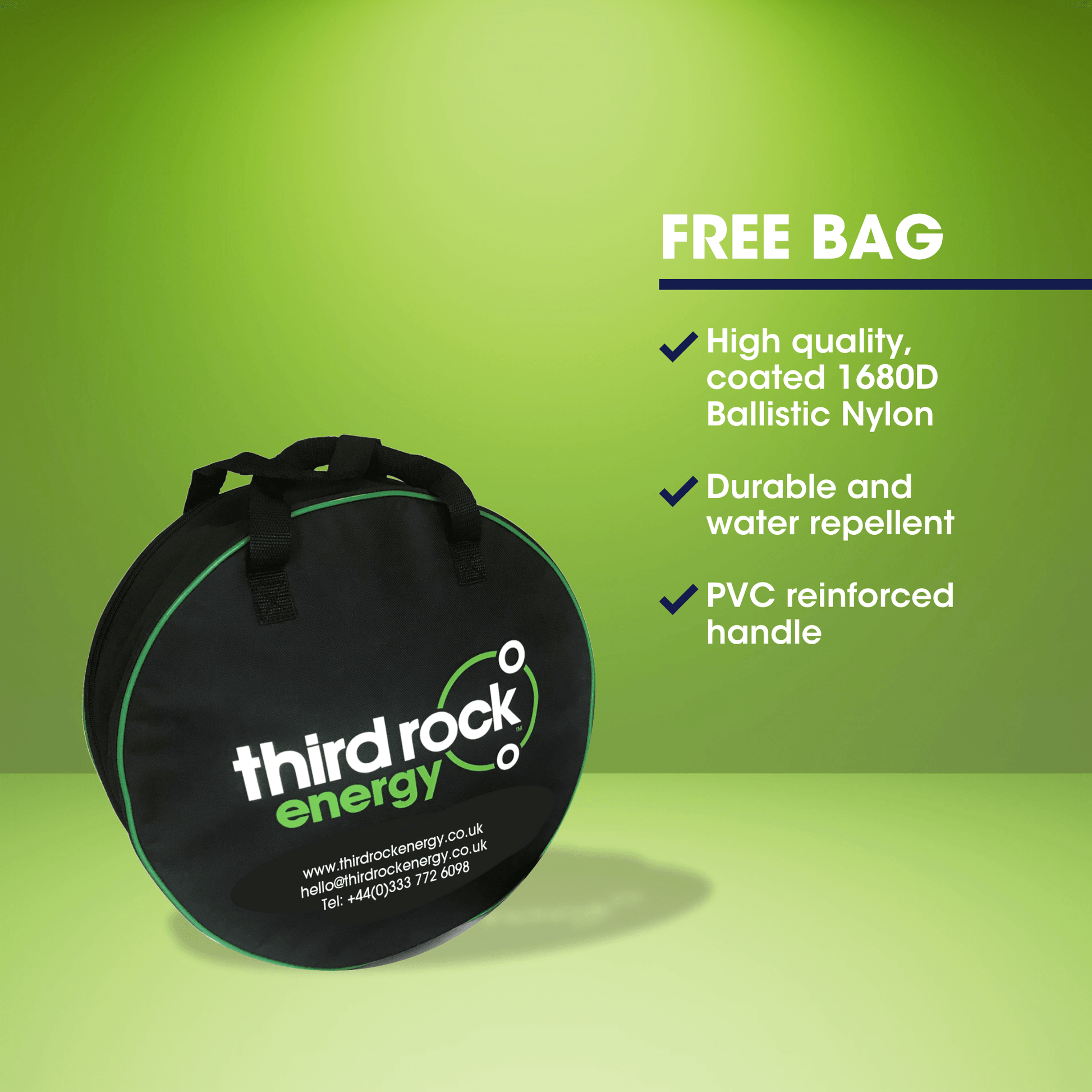 Type 2 to Type 2 EV Charging Cable | Three Phase | 32A | 22kW | 5 Metre | Black - Third Rock Energy