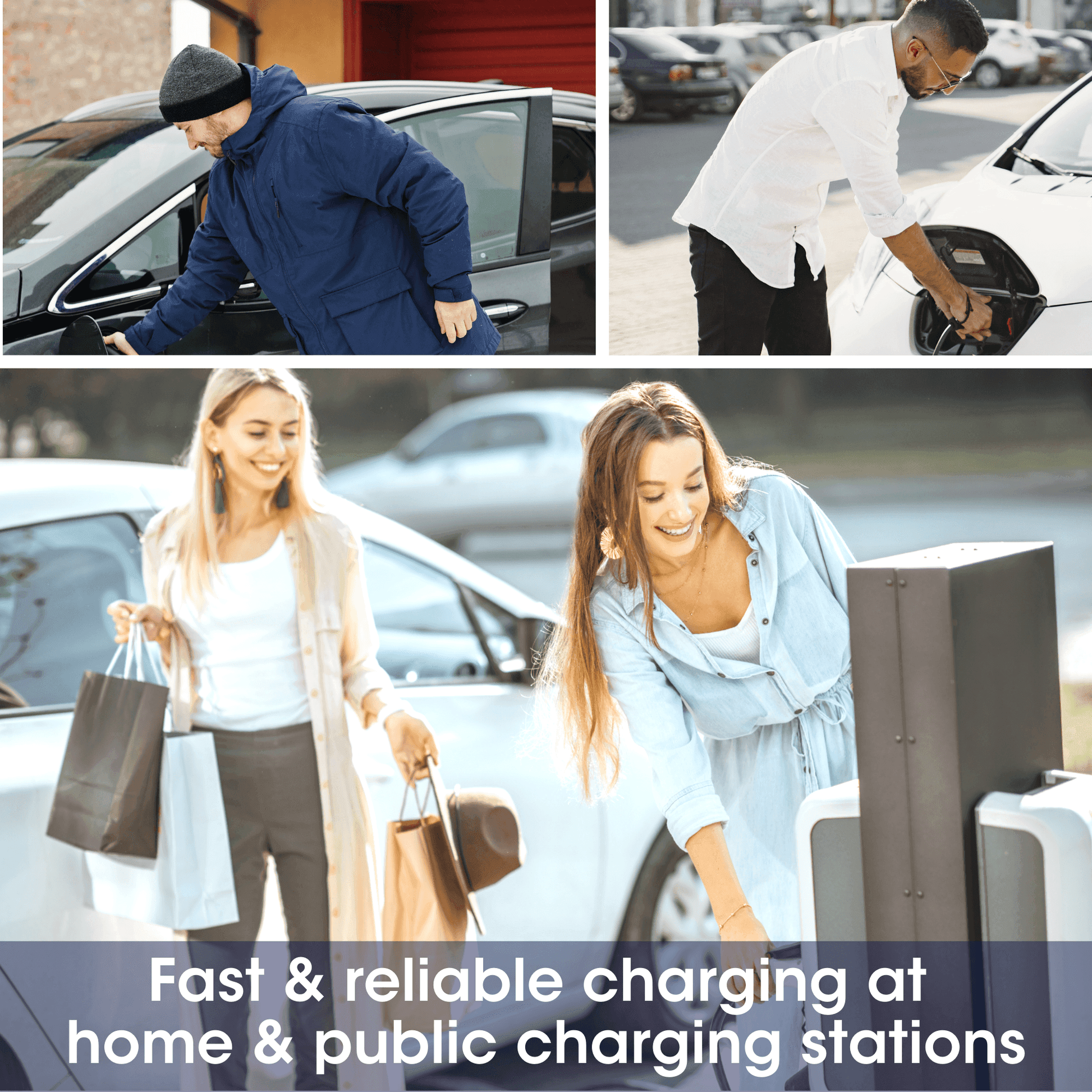 Type 1 to Type 2 EV Charging Cable | Single Phase | 32A | 7.4kW | 5 Metre - Third Rock Energy