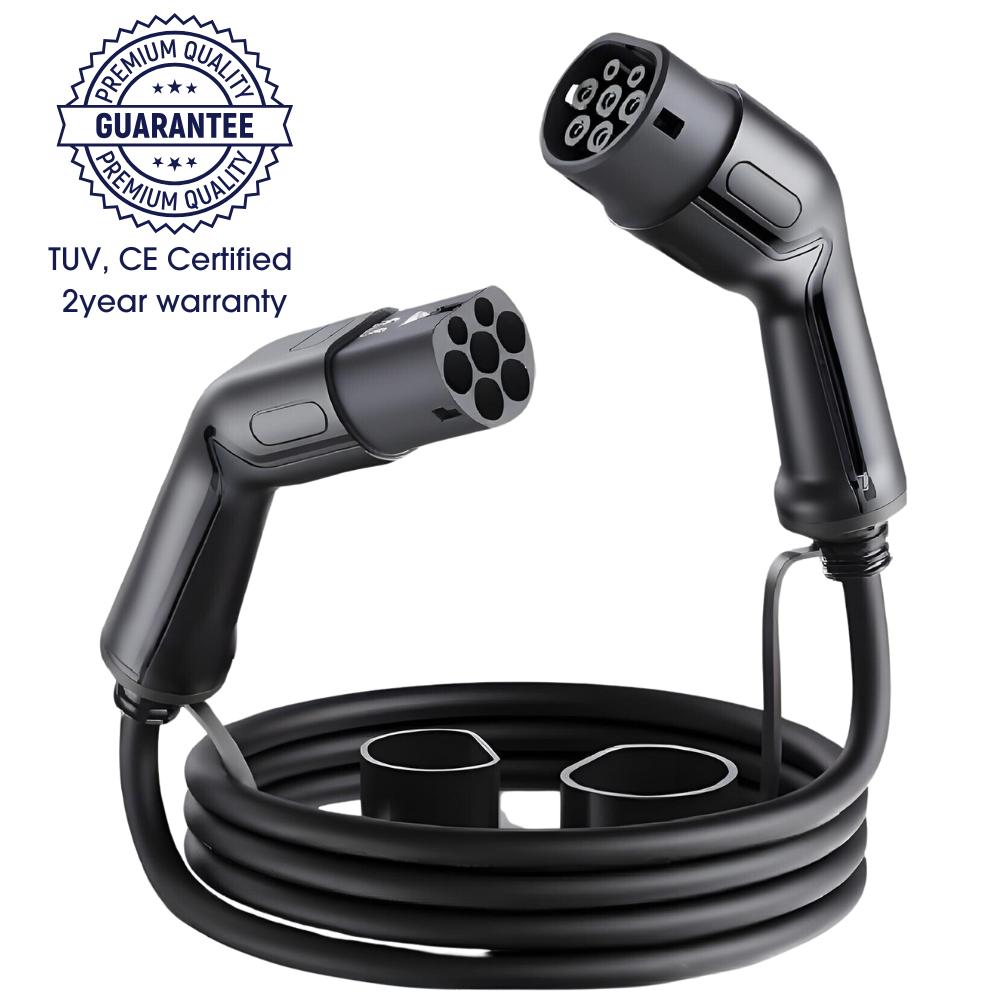 Type 2 to Type 2 Single Phase EV Charging Cables from Third Rock Energy