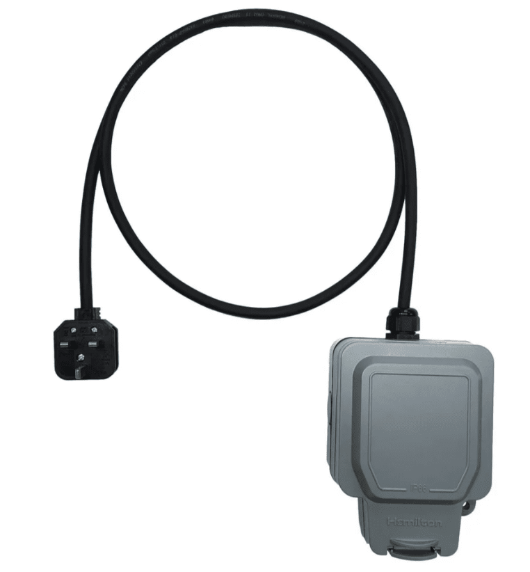 13A Weatherproof Extension Lead 5 metre – Electric Vehicle Charging Station Accessories – Third Rock Energy
