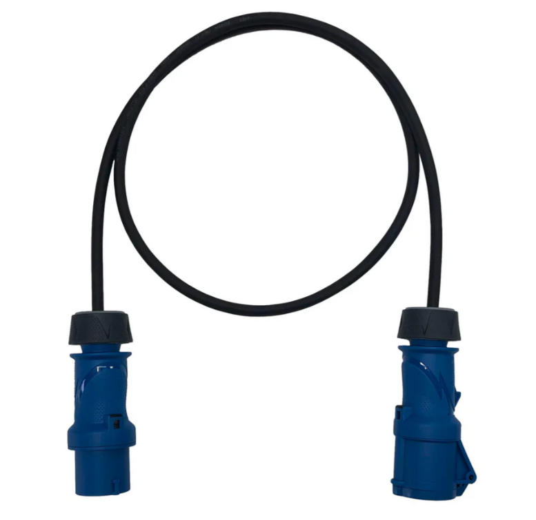 16A 230V heavy duty extension lead by Third Rock Energy, 5 metre length, designed for outdoor use with IP44 rating.