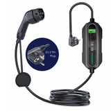 EUROPEAN 2 Pin Plug - Type 2 Portable EV Charger 5 Metre