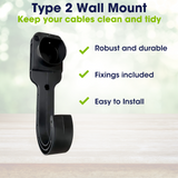Type 2 EV Charging Cable Wall Mount