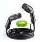 Type 2 to Type 2 EV Charging Cable | Single Phase | 32A | 7.4kW | 15 Metre | Black - Third Rock Energy